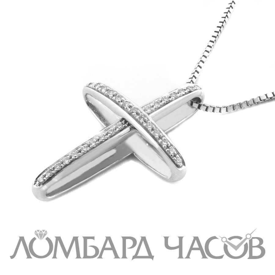 Ювелирное изделие Bucherer Carl F. крест с бриллиантами
