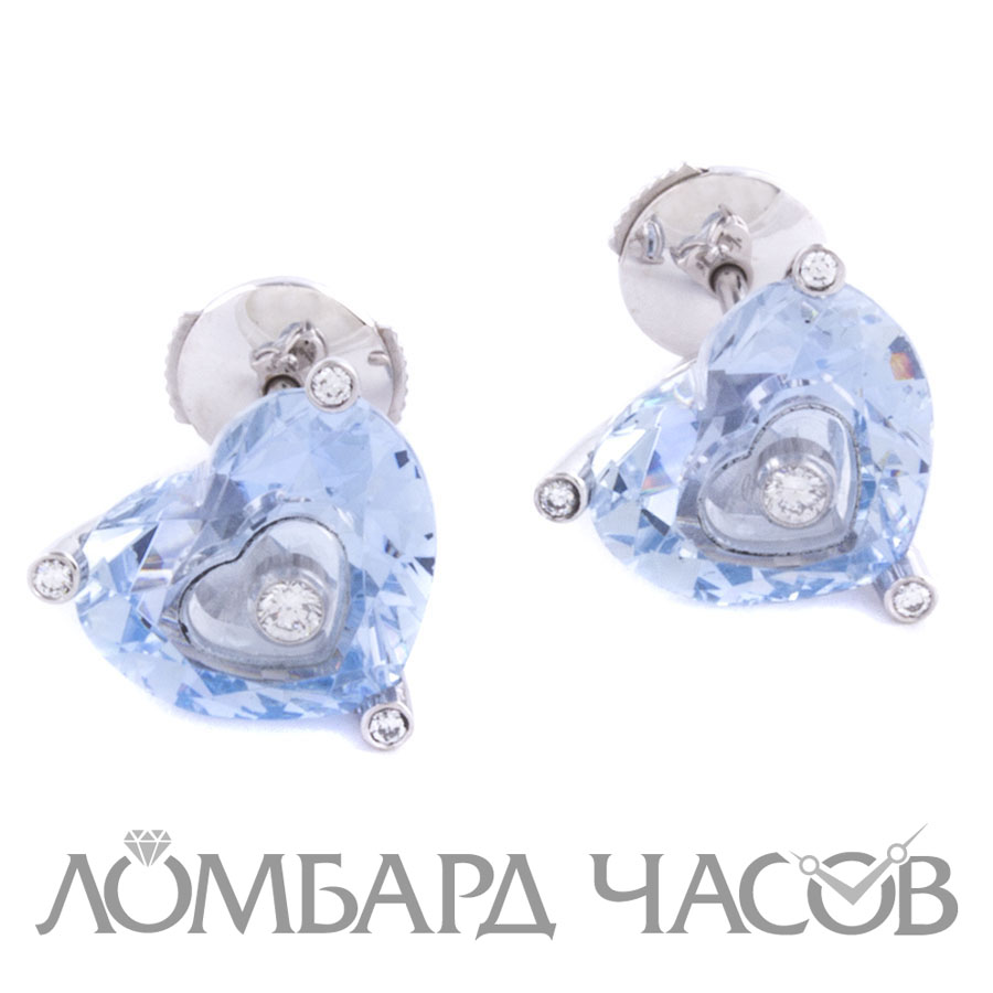 Ювелирное изделие Chopard  Happy Diamond серьги