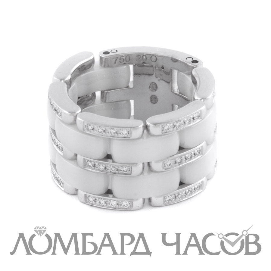 Ювелирное изделие Chanel  Ceramic кольцо с бриллиантами