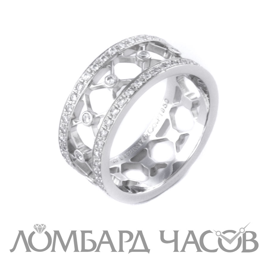 Ювелирное изделие Tiffany & Co  кольцо из платины с бриллиантами