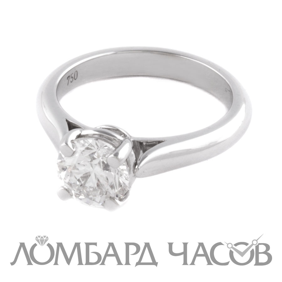 Ювелирное изделие No name Кольцо с бриллиантом 1.52 ct