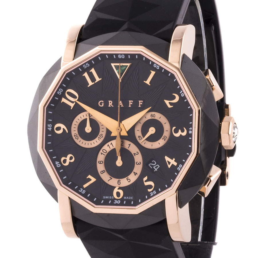 Швейцарские часы Graff GRAFF Steel Rose Gold Chrono 45 mm