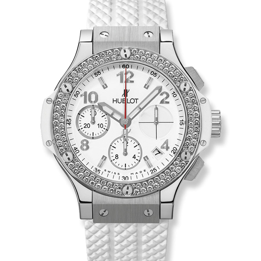 Швейцарские часы Hublot  Big Bang Steel White Diamonds 41mm