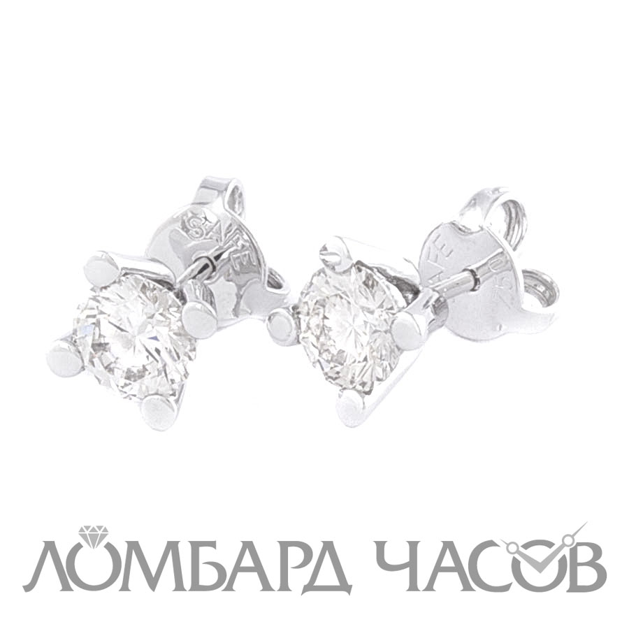 Ювелирное изделие No name Пусеты по 0,8 ct