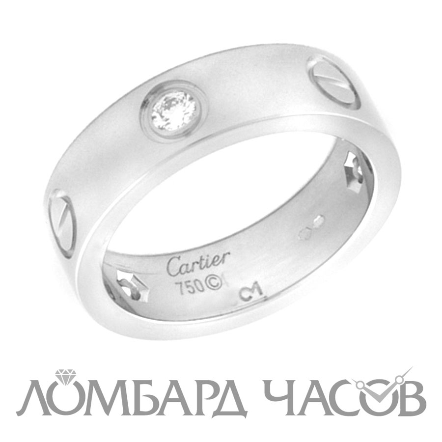 Cartier love ring silver shop
