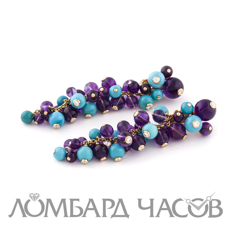 Серьги Cartier  Delice de Goa Dore