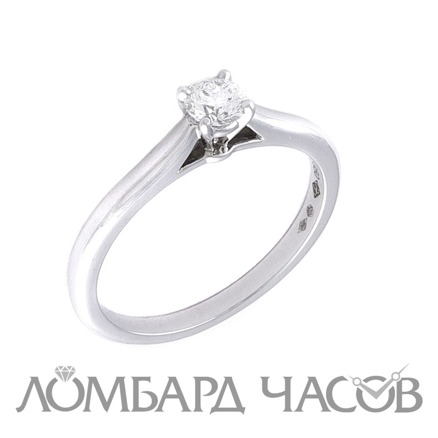 Кольцо Cartier  с бриллиантом 0.23ct