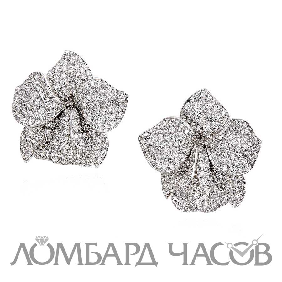Серьги Cartier  Caresse D Orchidees Diamond Earrings