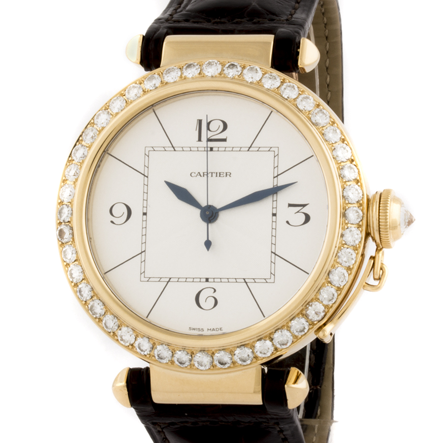 Швейцарские часы Cartier Pasha 42 mm Diamonds Bezel