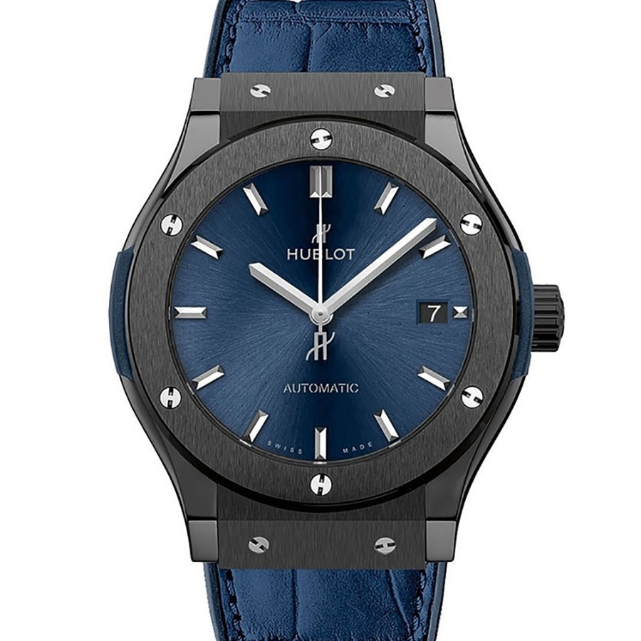 Швейцарские часы Hublot Classic Fusion Ceramic Blue 45mm