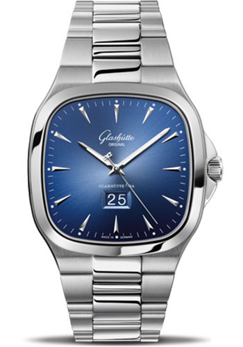 Швейцарские часы Glashutte Original Senator Seventies Panorama Date