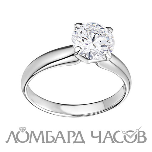 Кольцо No name  с 1,20ct H/VS1 МГУ
