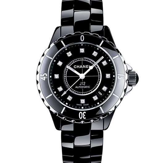 Швейцарские часы Chanel J12 Black Automatic