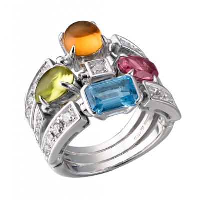 Кольцо Bvlgari Allegra Color Collection 3-Band Ring