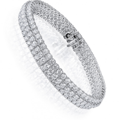 Браслет Mercury  Classic White Gold Diamonds Bracelet