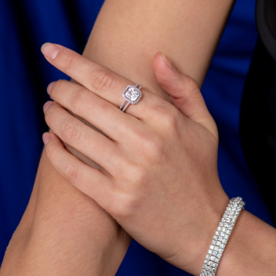 Браслет Mercury  Classic White Gold Diamonds Bracelet