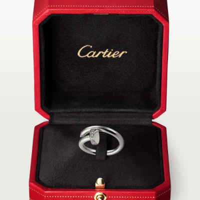 Кольцо Cartier Juste Un Clou White Gold Diamonds (SIze 52, 54)
