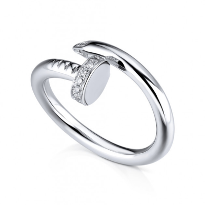 Кольцо Cartier Juste Un Clou White Gold Diamonds (SIze 52, 54)