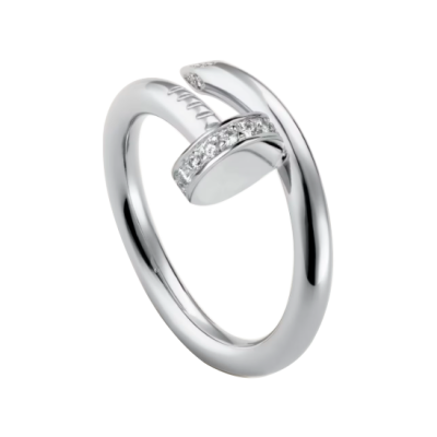 Кольцо Cartier Juste Un Clou White Gold Diamonds (SIze 52, 54)