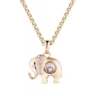 Подвеска Chopard  Happy Diamonds Elephant Yellow Gold Pendant