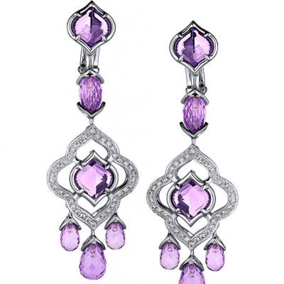 Серьги Chopard Imperiale Amethyst & Diamonds Earrings