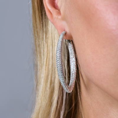 Серьги Ralfdiamonds 6,30 ct Diamonds White Gold Earrings