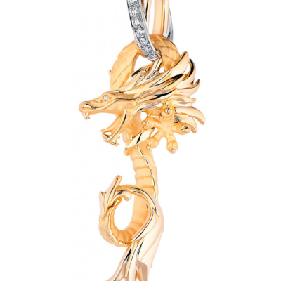 Подвеска Carrera y Carrera  Circulos de Fuego Dragon Pendant
