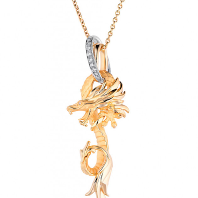 Подвеска Carrera y Carrera  Circulos de Fuego Dragon Pendant