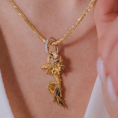 Подвеска Carrera y Carrera  Circulos de Fuego Dragon Pendant