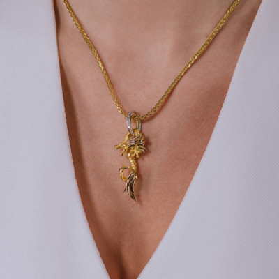 Подвеска Carrera y Carrera  Circulos de Fuego Dragon Pendant