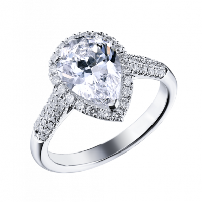 Кольцо No name  с бриллиантом 2,15 ct H/VS1 МГУ