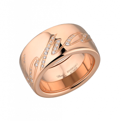 Кольцо Chopard issimo Rose Gold Diamonds