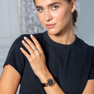Кольцо Chopard issimo Rose Gold Diamonds