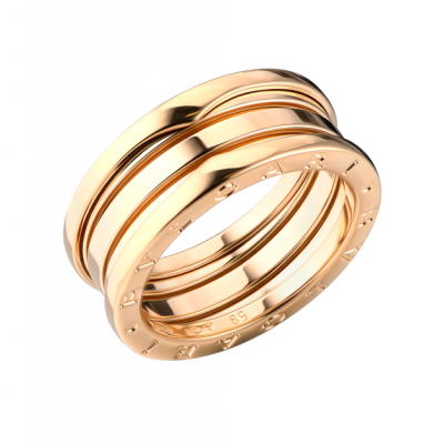 Кольцо Bvlgari B.Zero1 3-Band Rose Gold