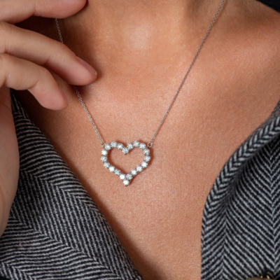 Подвеска Tiffany & Co Diamond Heart 1.96 ct Large