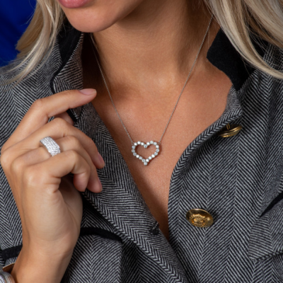Подвеска Tiffany & Co Diamond Heart 1.96 ct Large