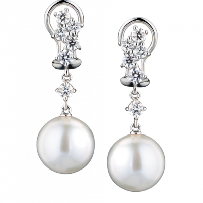 Серьги Mikimoto Classic Collection Akoya 11.5 mm Pearl