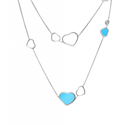Колье Chopard Happy Hearts Happy Diamonds