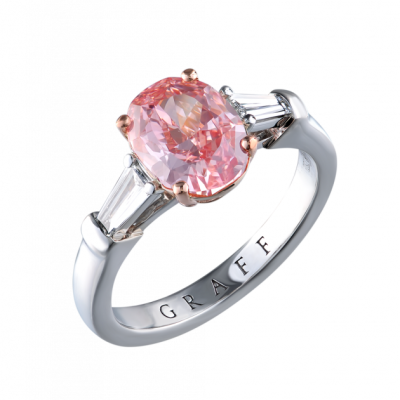 Кольцо GIA Treated, Fancy Vivid Pink/VVS1 2.05 ct