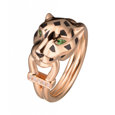 Кольцо Cartier Panthère de Rose Gold (SIZE 53)