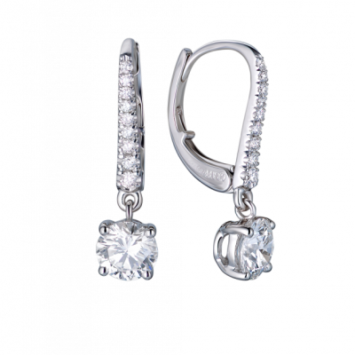 Серьги Graff 0,70 F/VS1 - 0,71 F/VS1 Diamond French Wire