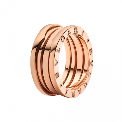Кольцо Bvlgari B.Zero1 Three-Band Rose Gold (SIZE 54)