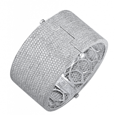 Браслет Garbo 39,08 ct F/VS1 White Gold Diamonds