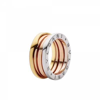 Кольцо Bvlgari B.Zero1 Tricolor 3-Band (SIze 54)