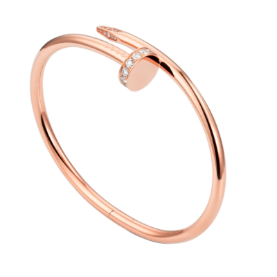Браслет Cartier Juste un Clou Classic Rose Gold & Diamonds (SIZE 17)