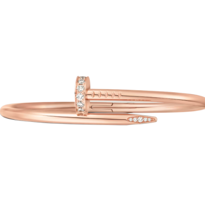 Браслет Cartier Juste un Clou Classic Rose Gold & Diamonds (SIZE 17)