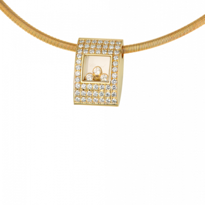Подвеска Chopard Happy Diamonds Yellow Gold