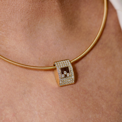Подвеска Chopard Happy Diamonds Yellow Gold