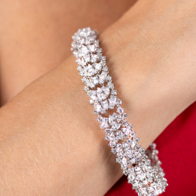 Браслет Ralfdiamonds Round & Pear & Marquise Diamond 15.05 ct
