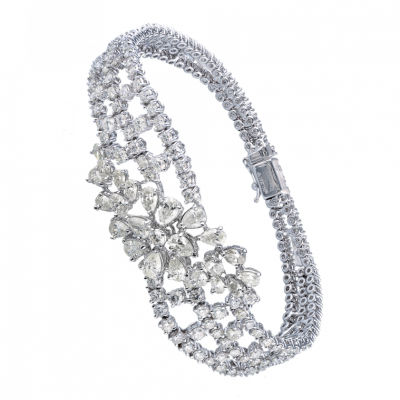 Браслет Ralfdiamonds Round & Pear & Oval Diamond 10,10 ct